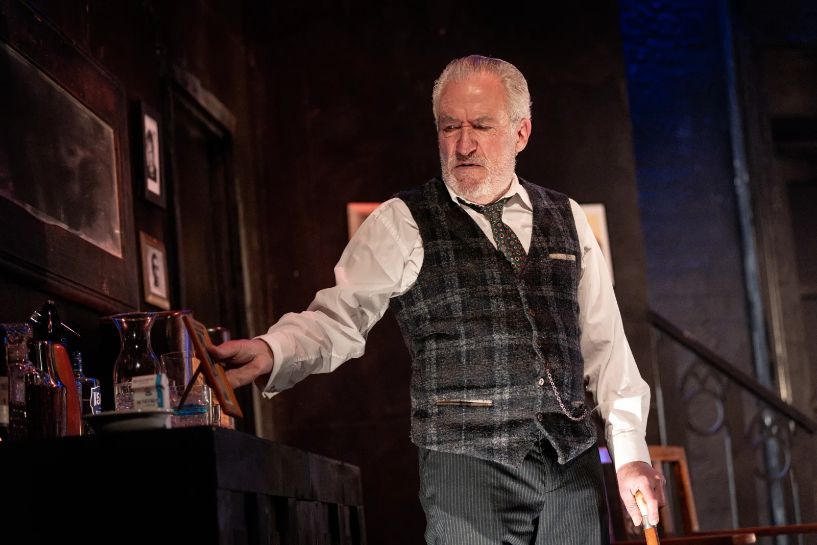 The cast of The Homecoming in the Athenaeum Theatre production